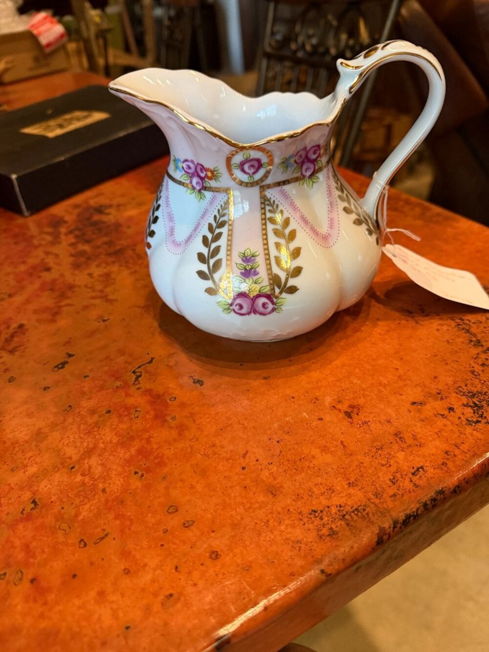 Vintage porcelain creamer or small pitcher